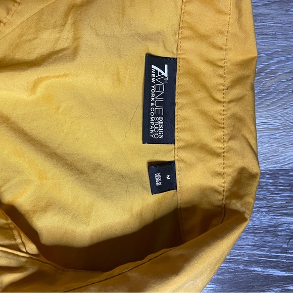 7th Ave New York & Company Yellow Tunic - Picture 3 of 3